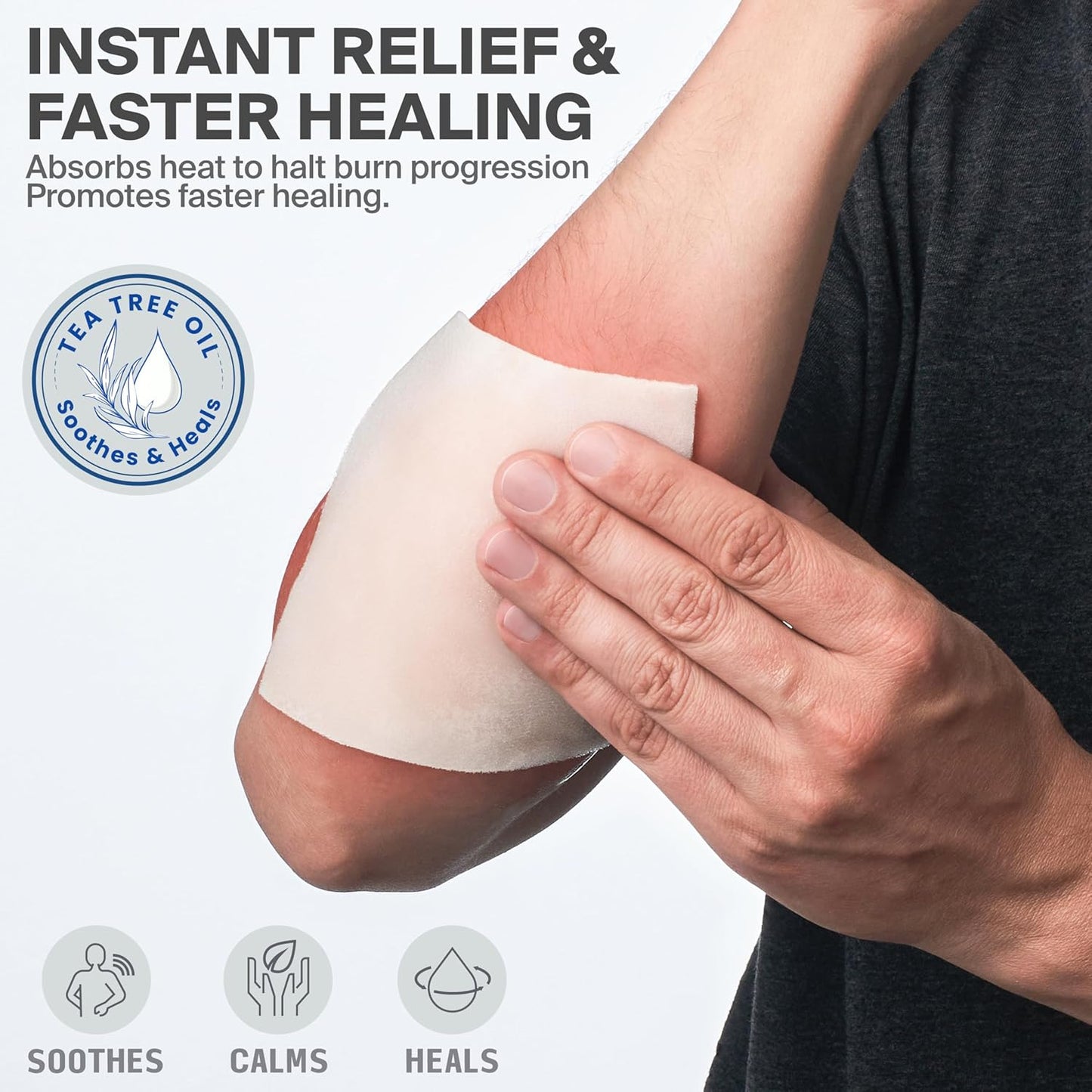 Hydrogel Burn Dressings 5-pack