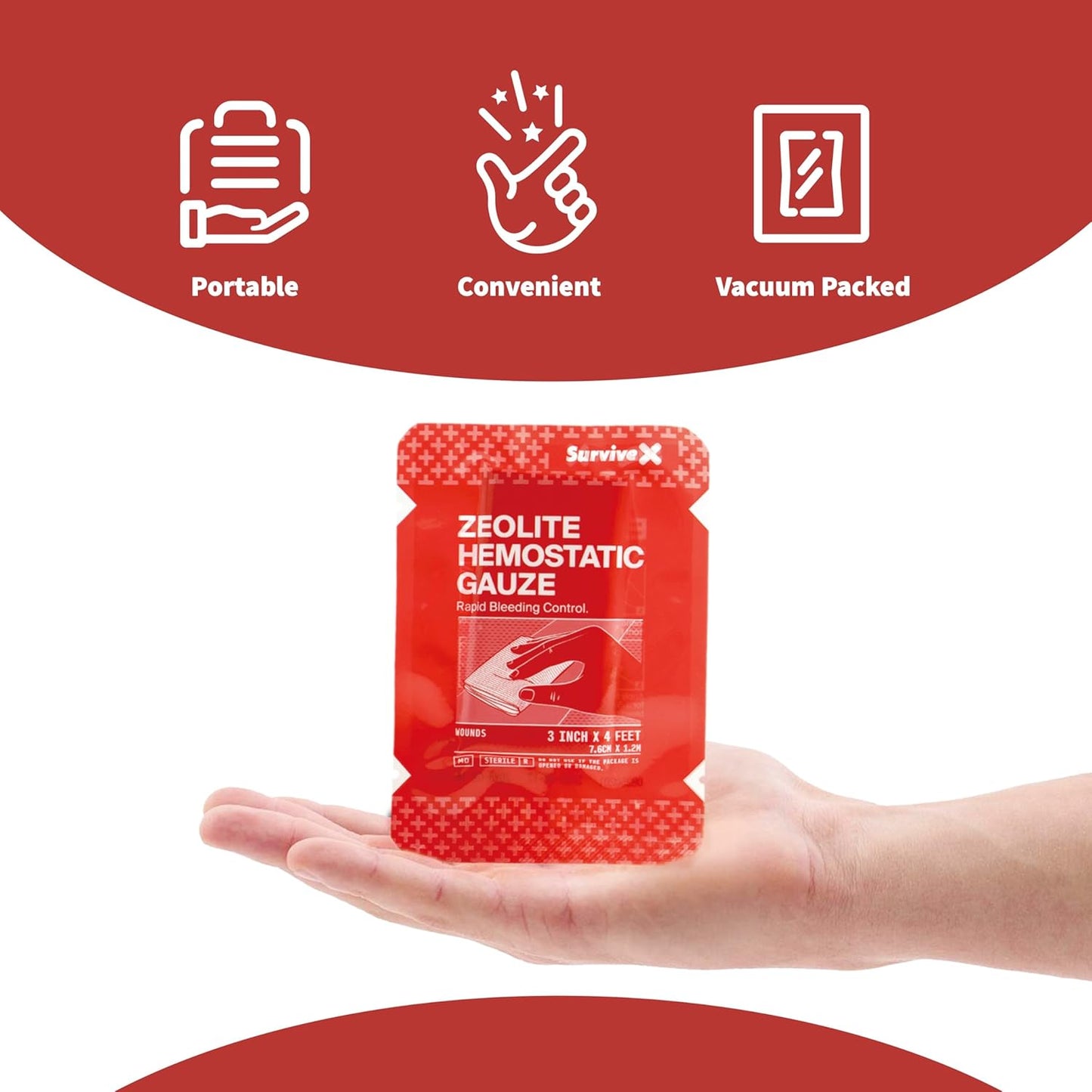 Hemostat Zeolite Gauze