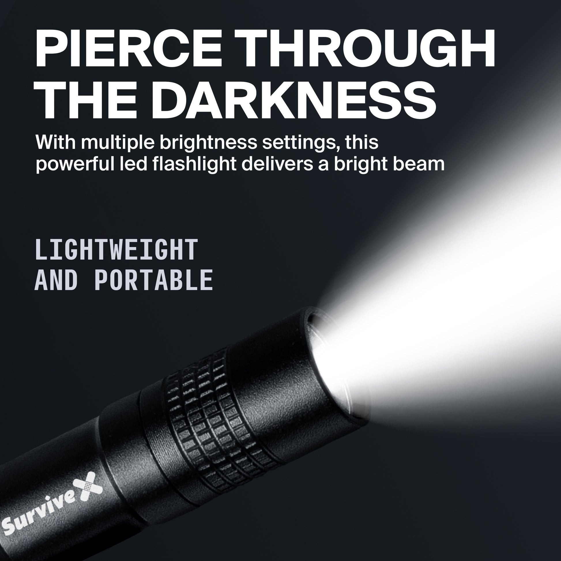 SurviveX Mini Flashlight - Pierce Through The Darkness