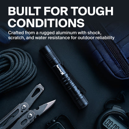 SurviveX Mini Flashlight - Built For Tough Conditions