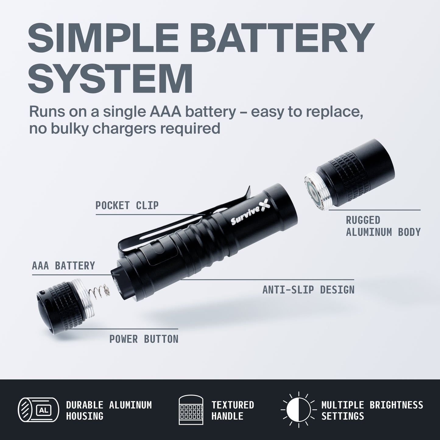 SurviveX Mini Flashlight