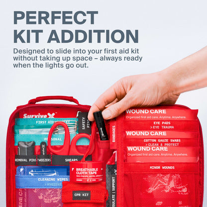 SurviveX Mini Flashlight - Perfect Kit Addition