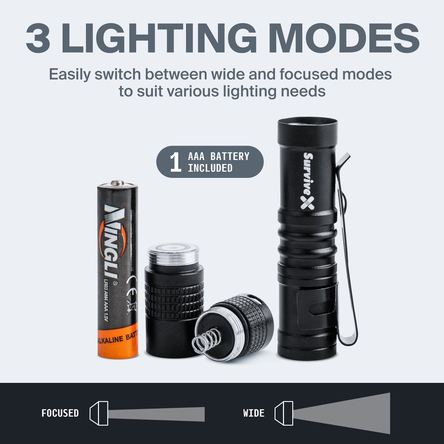 SurviveX Mini Flashlight