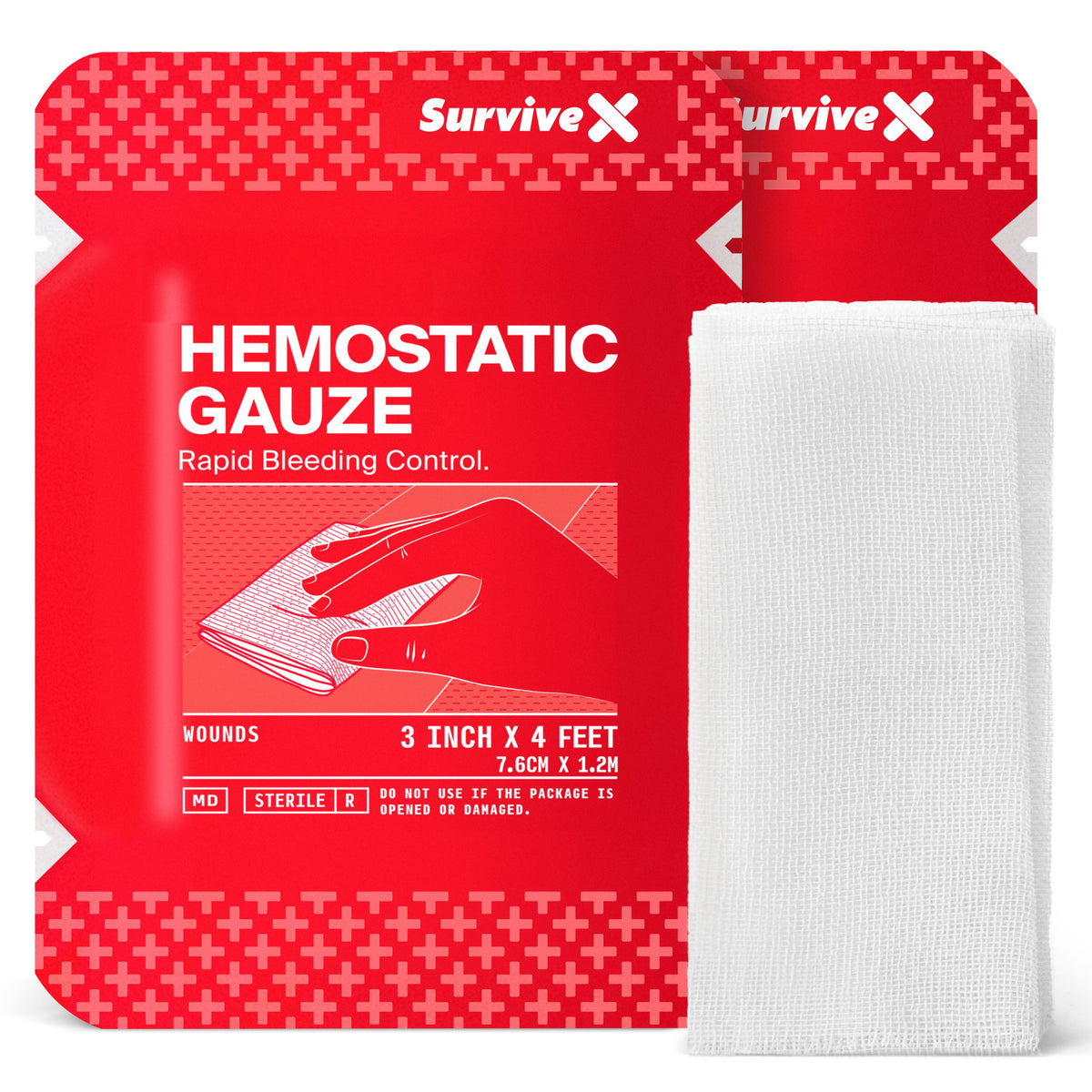 Hemostatic Gauze | Controls Serious Bleeding