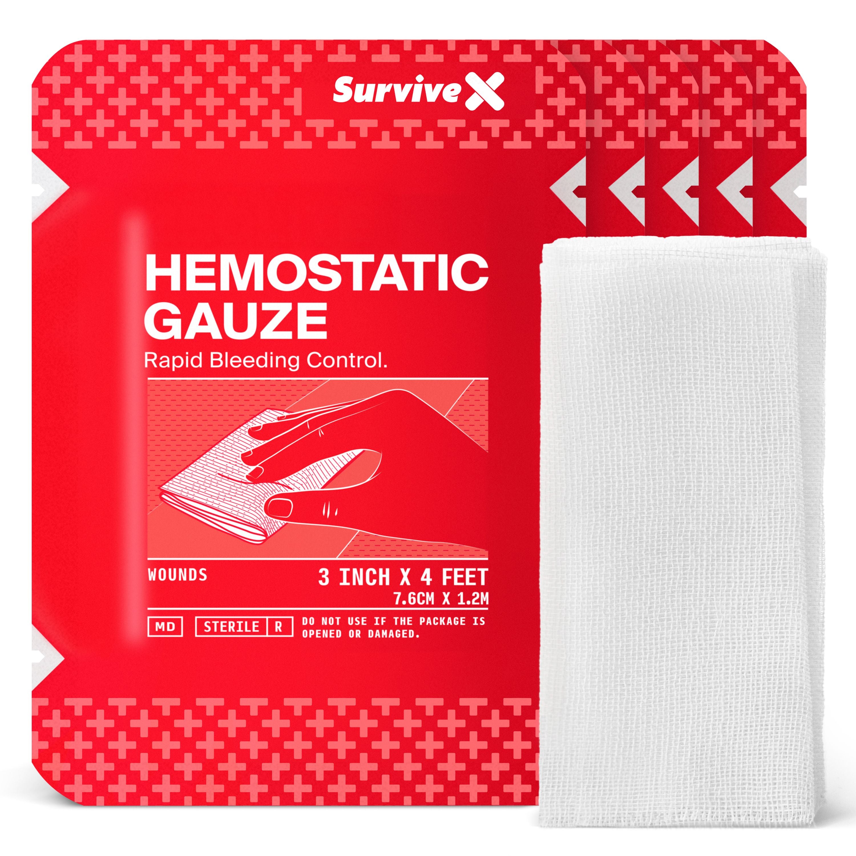 Hemostatic Gauze | Controls Serious Bleeding | SurviveX – SurviveX