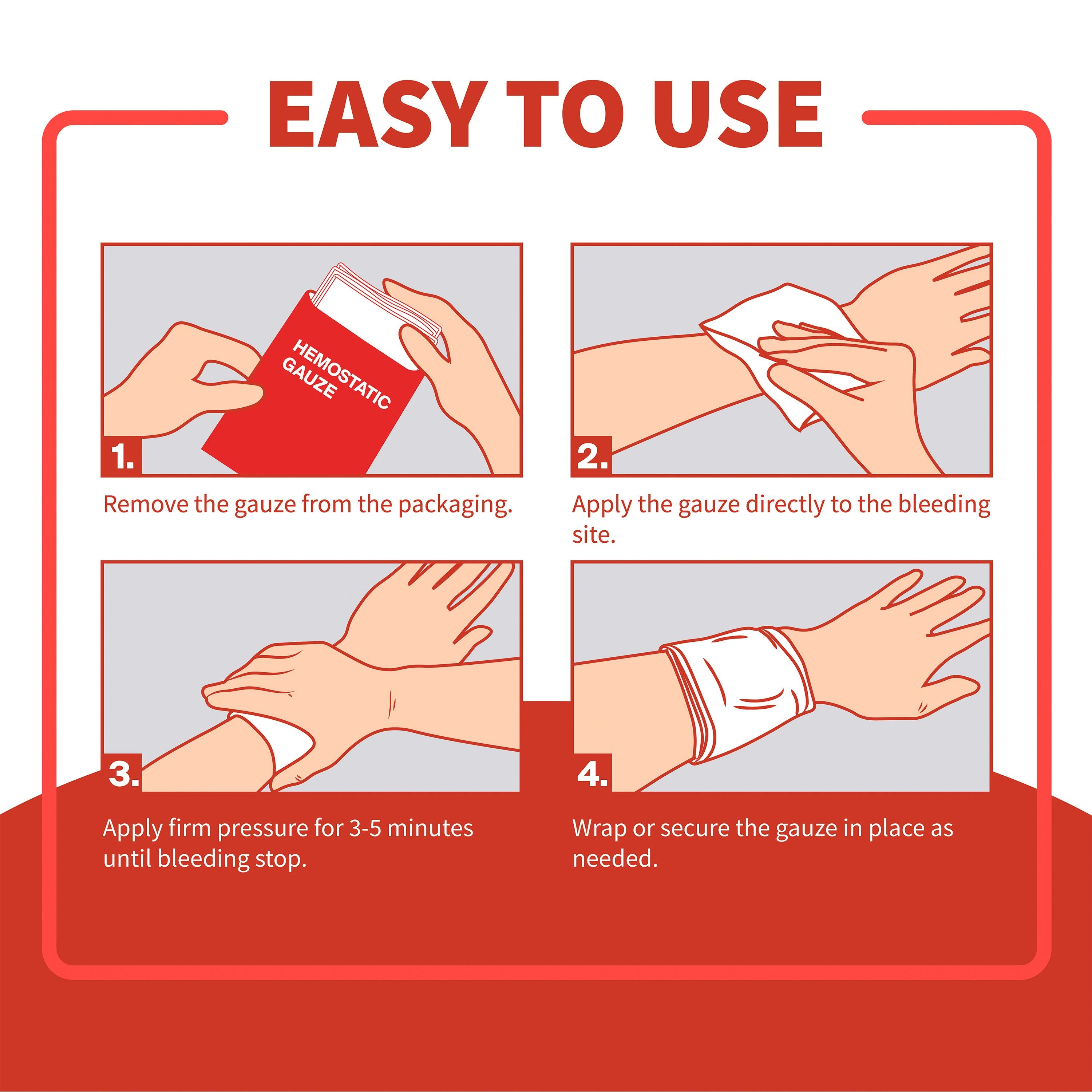 Hemostatic Gauze | Controls Serious Bleeding | SurviveX – SurviveX