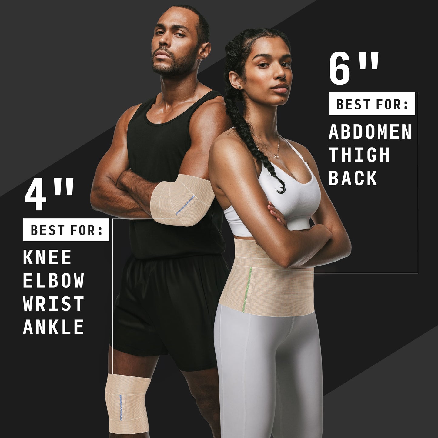 Survivex Elastic Bandages - Best for 4" and 6"