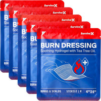 Hydrogel Burn Dressings 5-pack