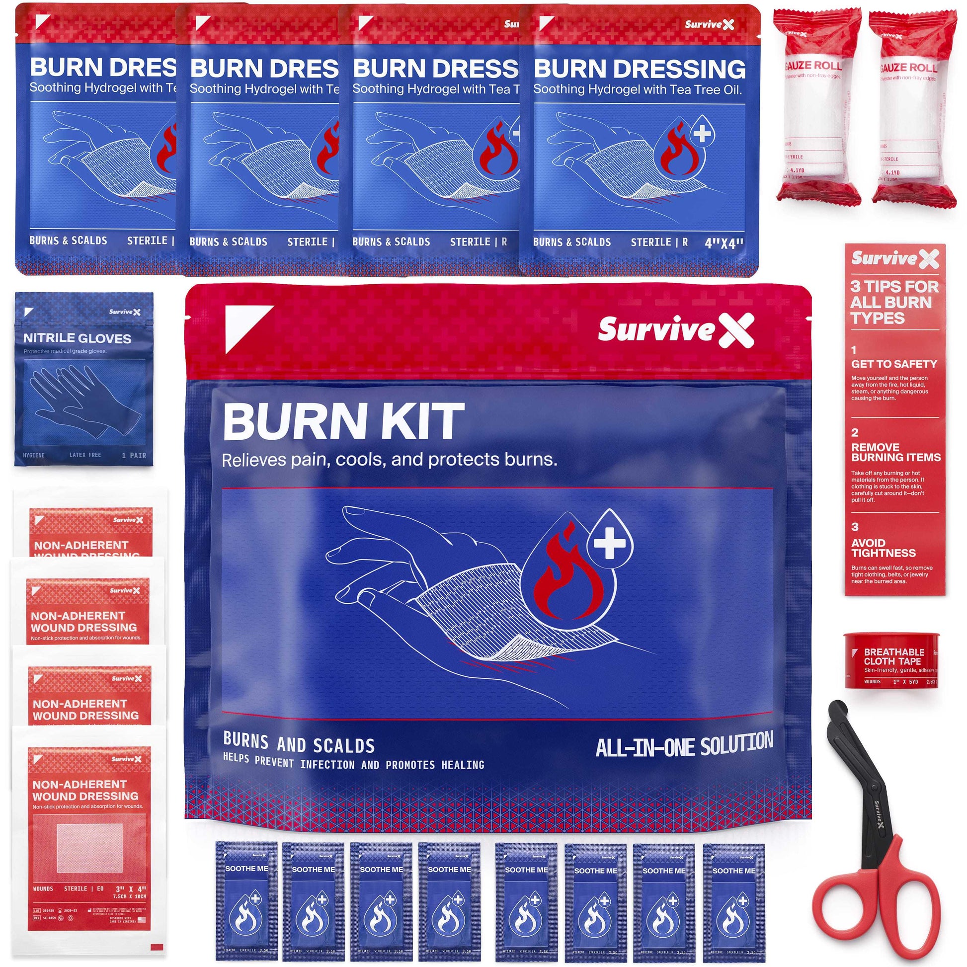 Burn Dressing Kit | Hydrogel Cooling Relief
