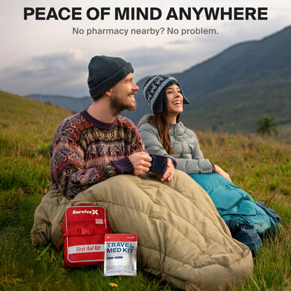 SurviveX Travel Medicine Kit - Peace Of Mind Anywhere