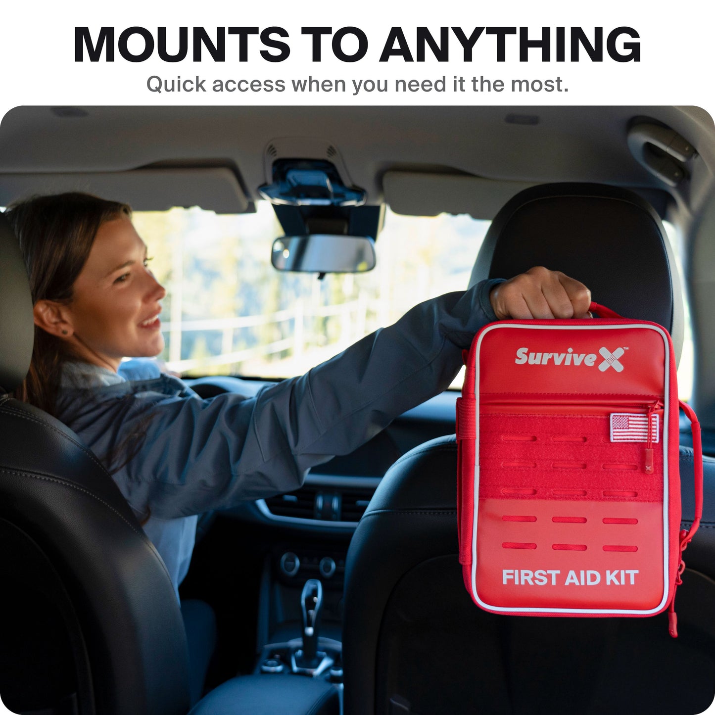 Survivex Large Pro First Aid Kit - Mounts To Anything