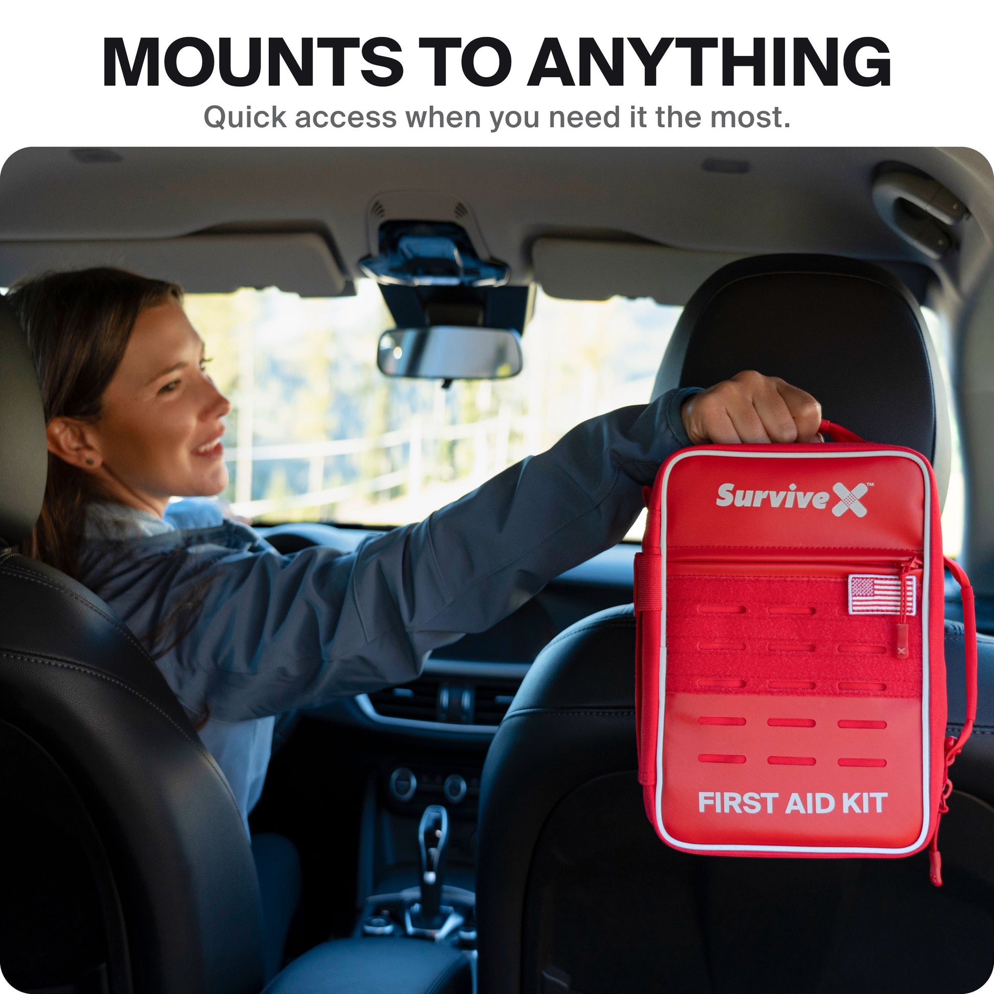 Survivex Large Pro First Aid Kit - Mounts To Anything