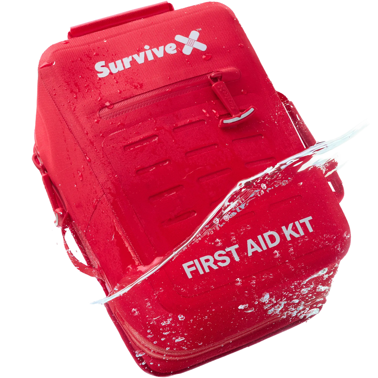 SurviveX Large Waterproof First Aid Kit Main Image