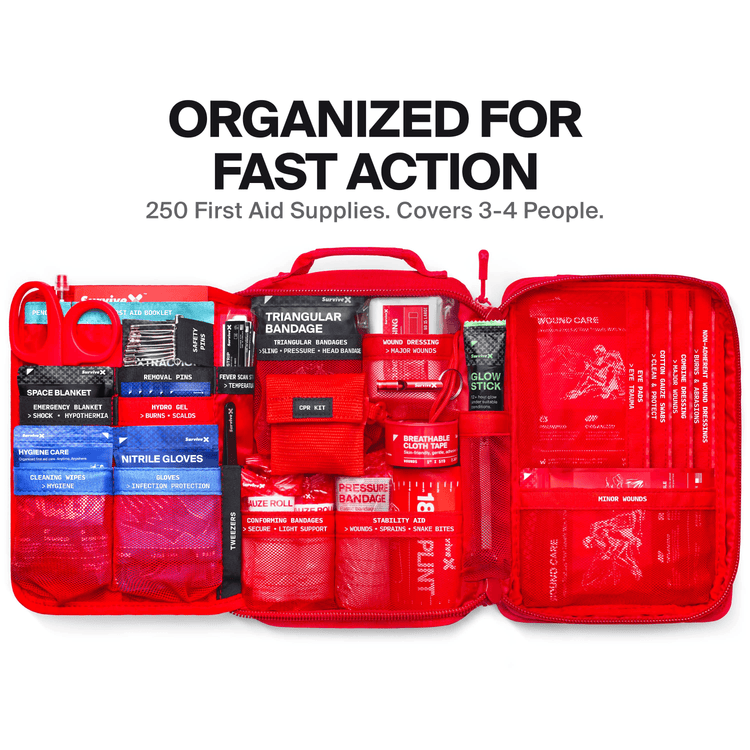 SurviveX Large First Aid Kit Main Image