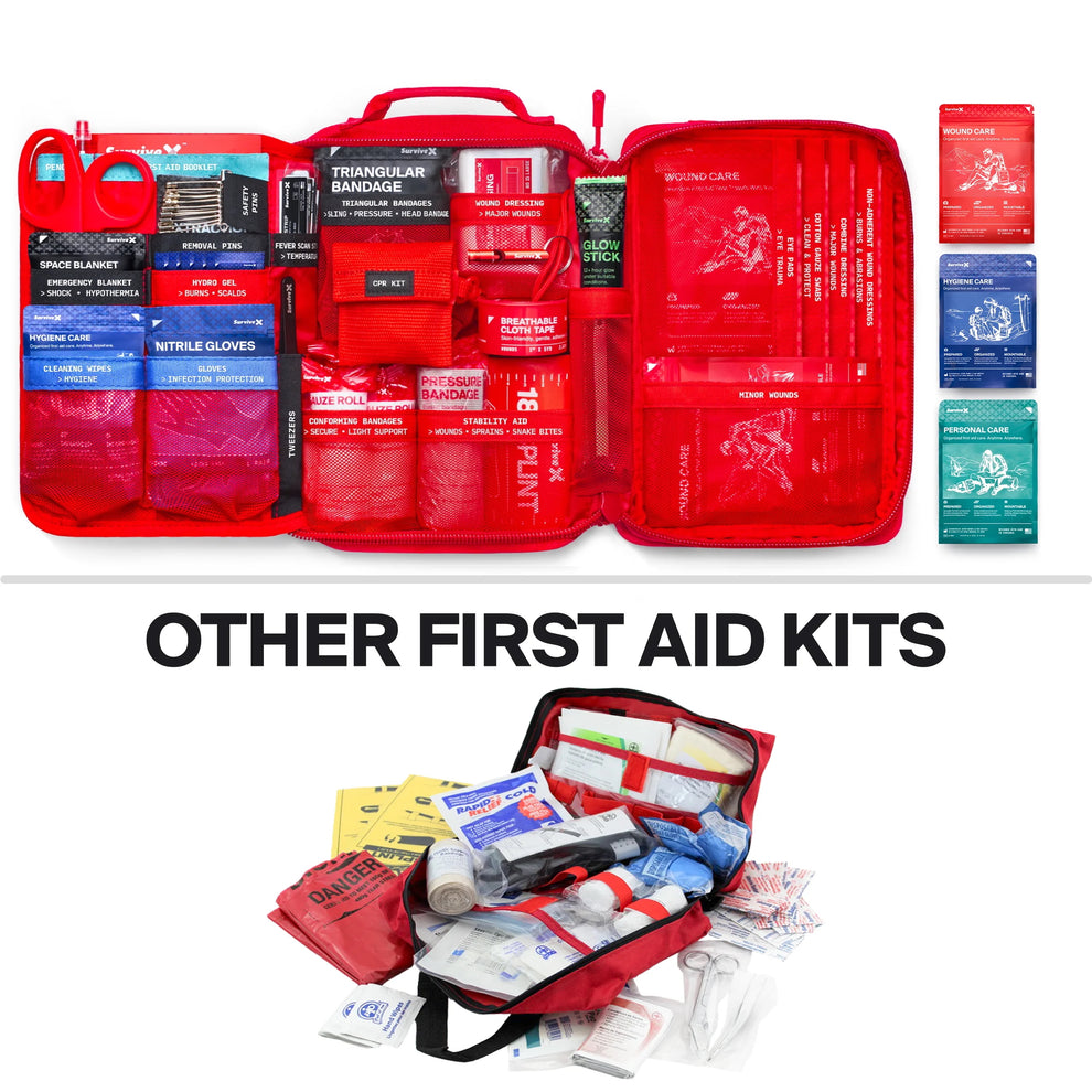 Large First Aid Kit for Car, Home & Travel | FSA/HSA | SurviveX ...