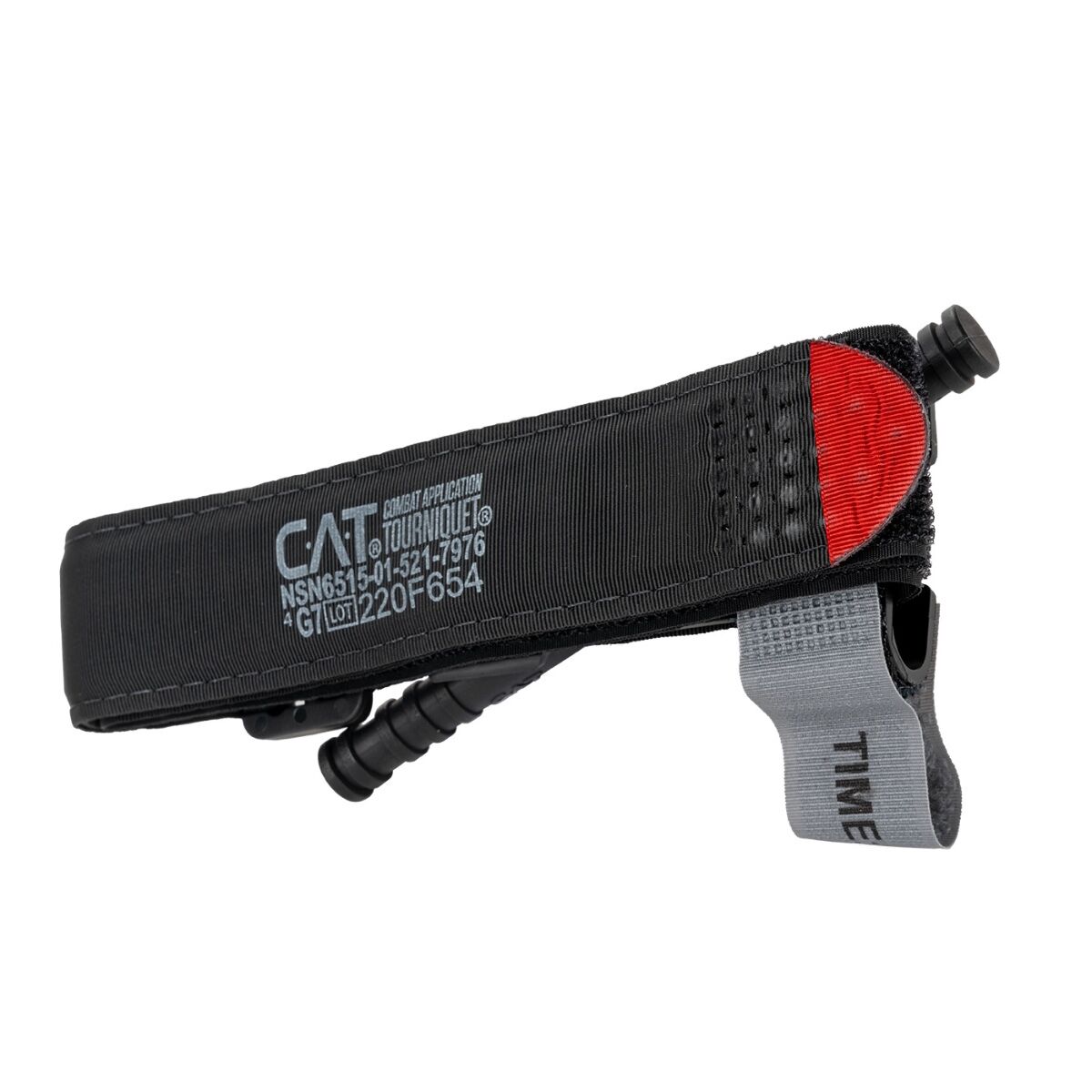 NAR CAT Gen 7 Tourniquet - Folded with Red Tip and Time Strap